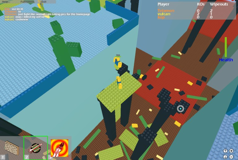 Rocket Arena in the 2006 ROBLOX trailer